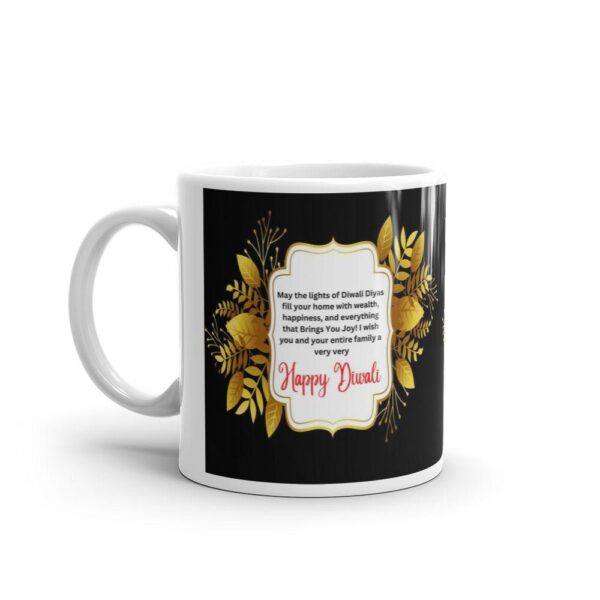Diwali Gift Printed Mug | Ceramic Coffee Mug with Festival Design