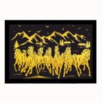 7 Running Horses Vastu Painting